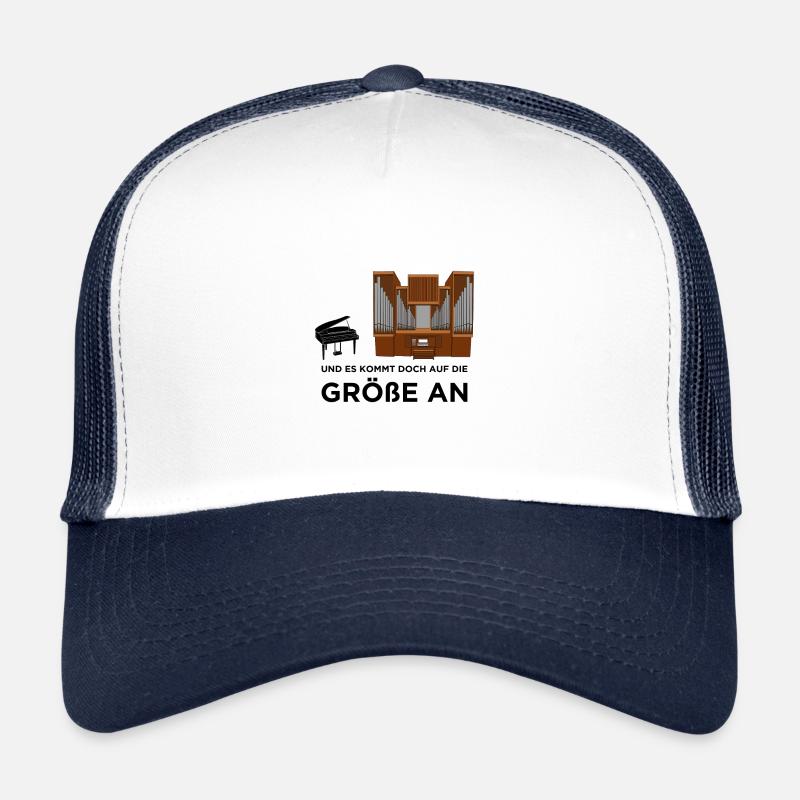 Und es kommt doch auf Größe an! - Orgel Klavier Trucker Cap