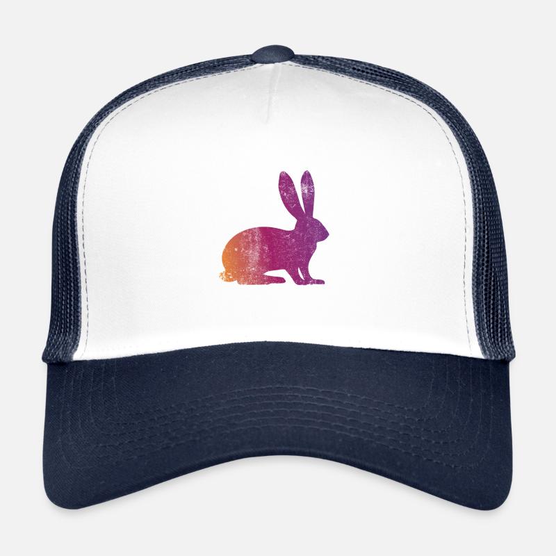 Hase - Trucker Cap - Weiß/Navy