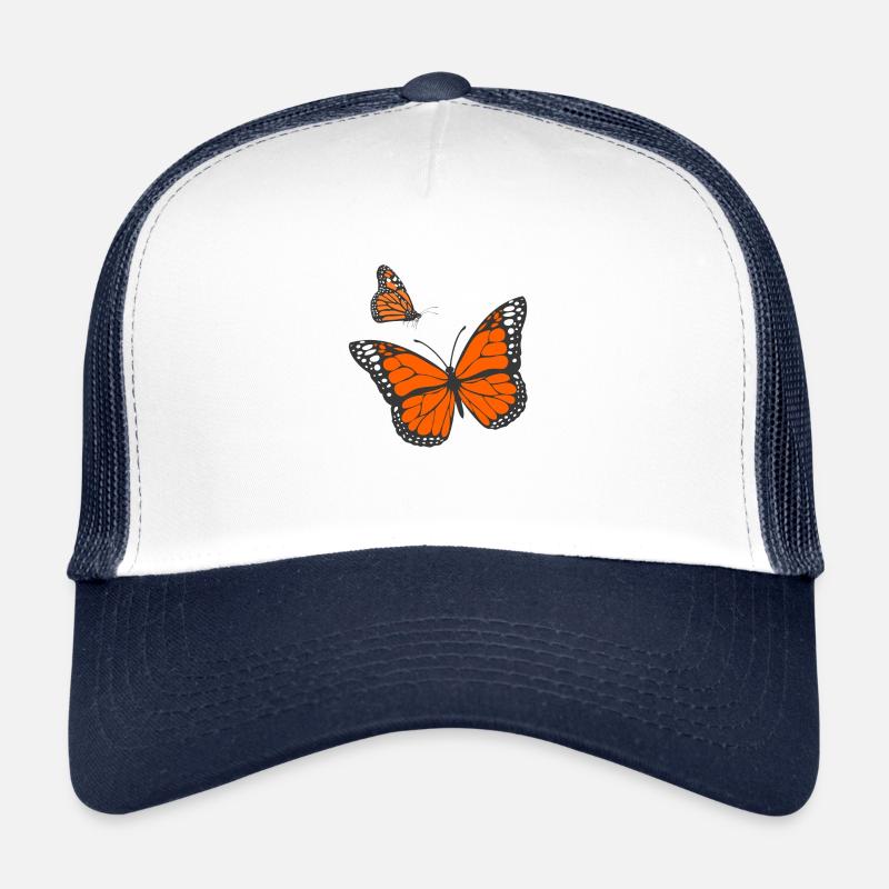 Papillon monarque Casquette trucker 