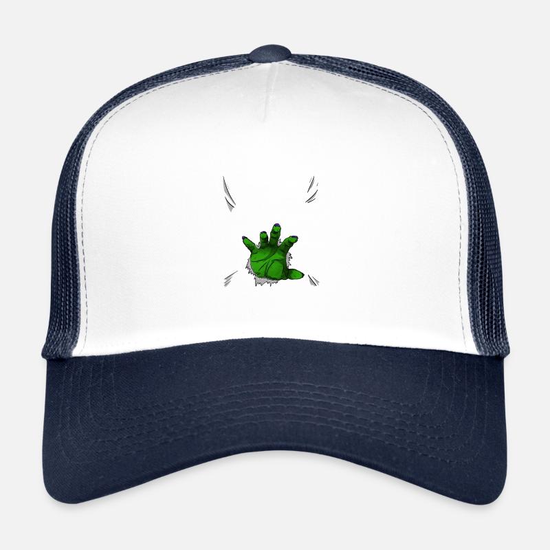 Haupt-Hulk - Trucker Cap - Weiß/Navy