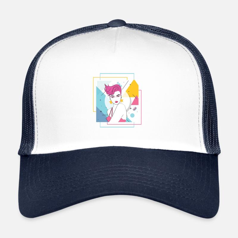 Retour aux années 80 Casquette trucker 