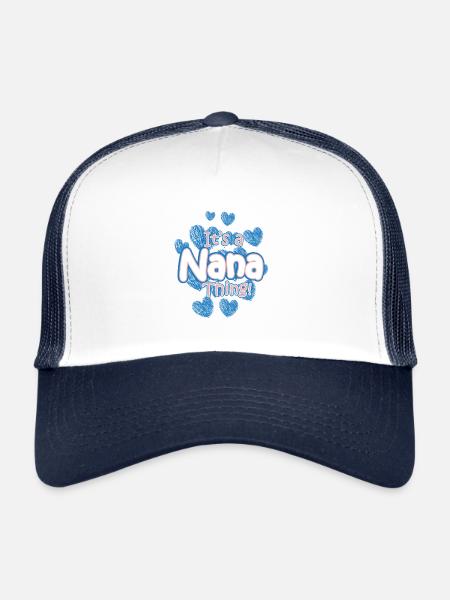 Grand-mère grand-mère - Casquette trucker  - blanc/marine - Devant