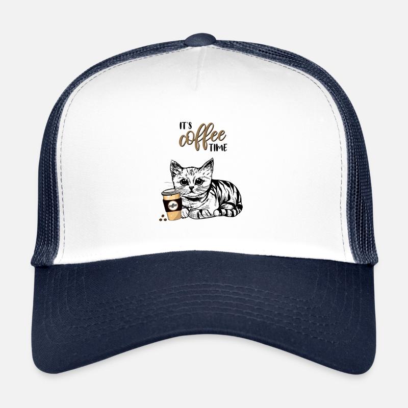 It's Coffee Time Trucker Cap