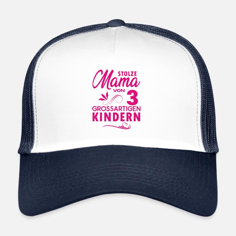 STOLZE MAMA VON 3 GROSSARTIGEN KINDERN Trucker Cap
