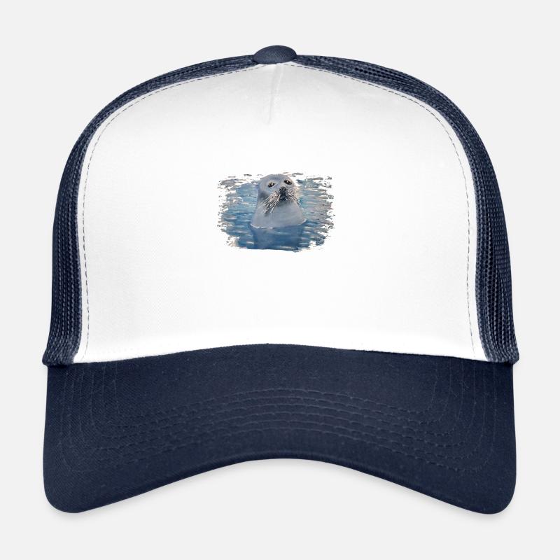 Seal Seal - Trucker Cap - white/navy