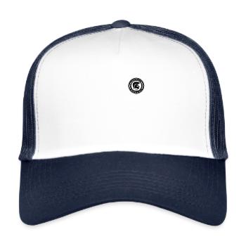 Reggae, Roots & Ska-Grafik - Trojaner - Trucker Cap - Weiß/Navy - Vorne