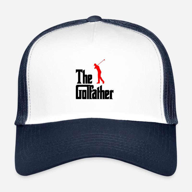 Golf Vater Geschenk Motiv T-Shirt Trucker Cap