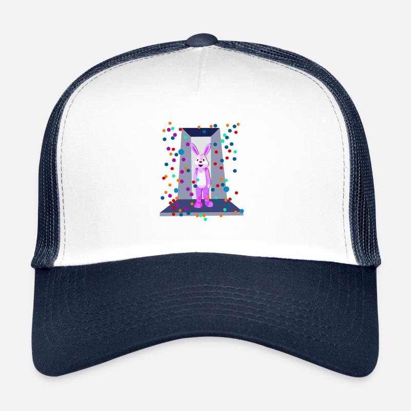 Fête Pink Bunny Hase Casquette trucker 