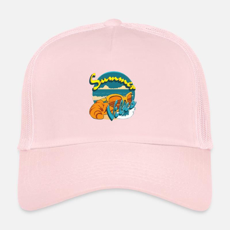 Ambiance estivale Style rétro Casquette trucker 