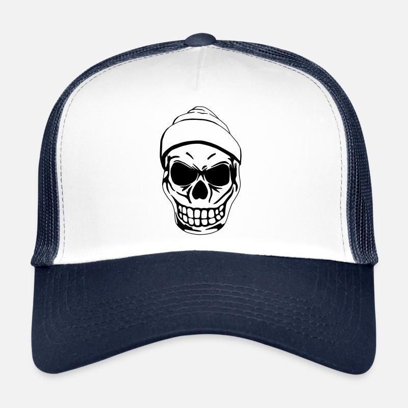 crâne Casquette trucker 