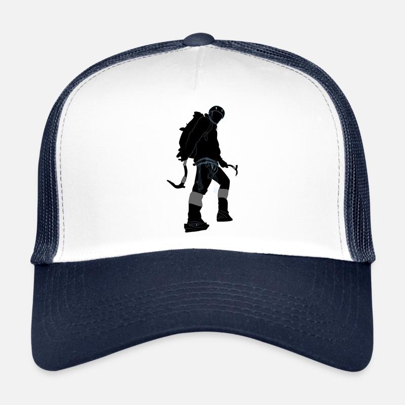 Bergsteiger - Trucker Cap - Weiß/Navy
