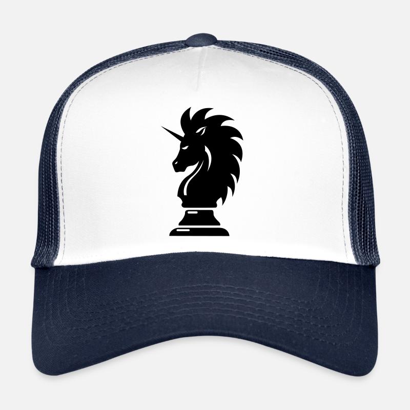 Springer d’échecs cheval Licorne Casquette trucker 