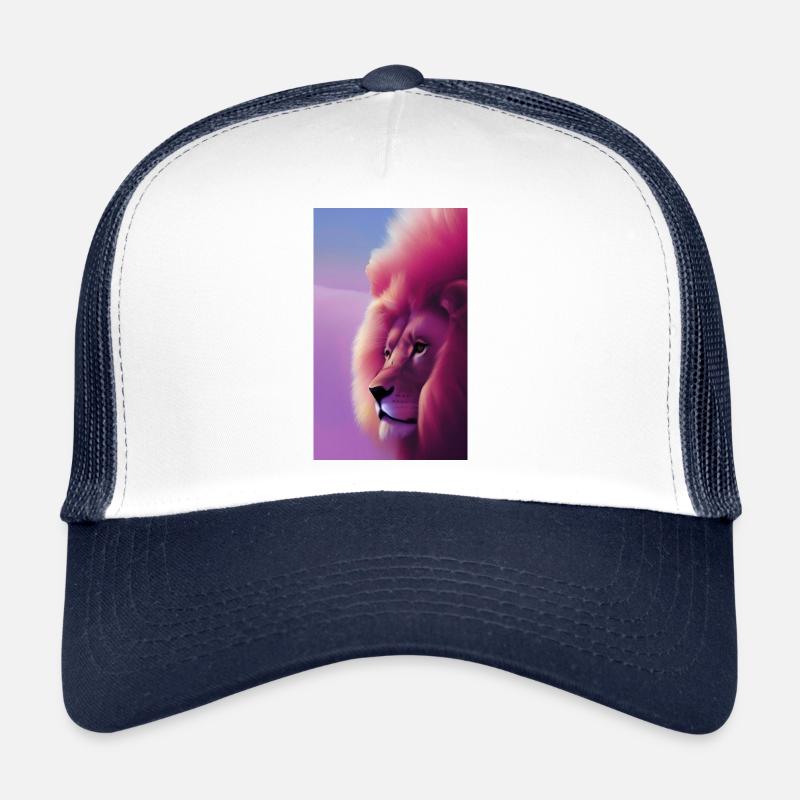 Dessin animé d’une lionne queer Casquette trucker 