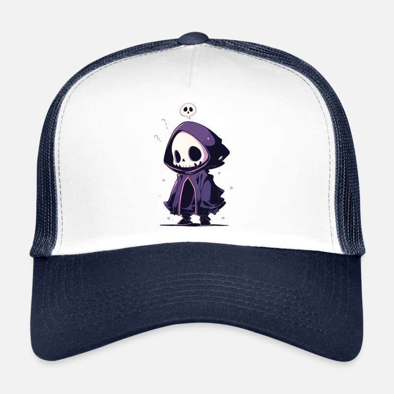 Squelette mignon d’Halloween - Design effrayant mignon Casquette trucker 