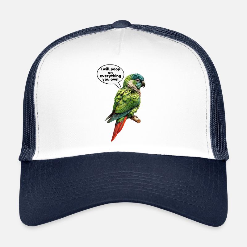 Conure à joues vertes mème drôle Casquette trucker 