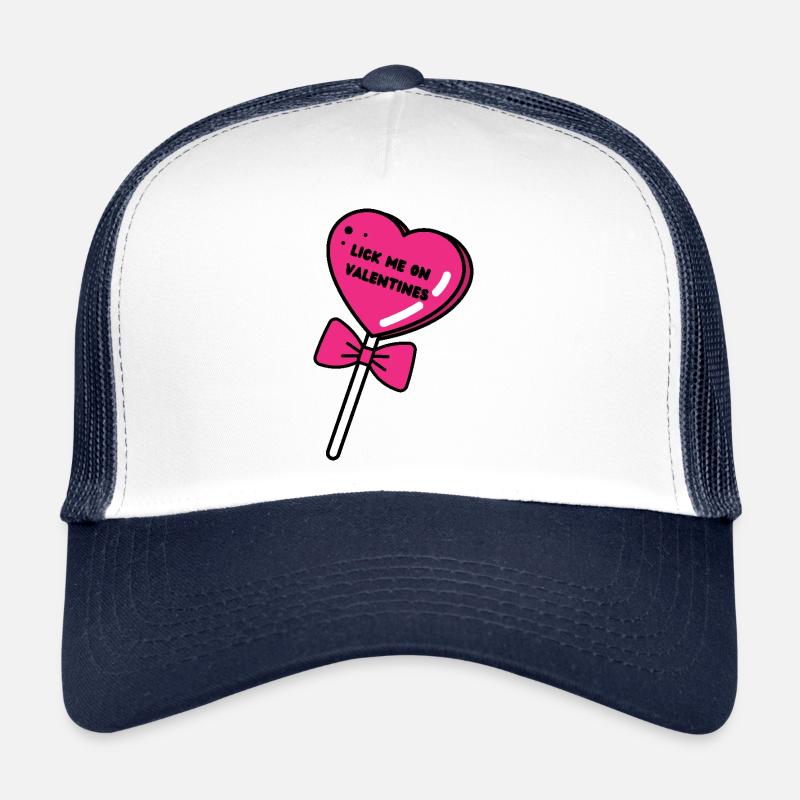 Valentine's Day lollipop.An interesting gift for Valentine's Day Trucker Cap