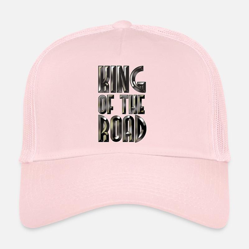 Roi De La Route Acier Noir Casquette trucker 