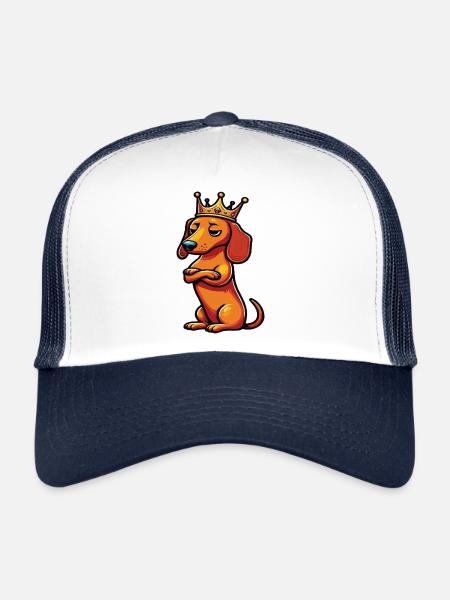 Dachshund Owner Dachshund Owner Dachshund Owner Dachshund Lover - Trucker Cap - white/navy - Front