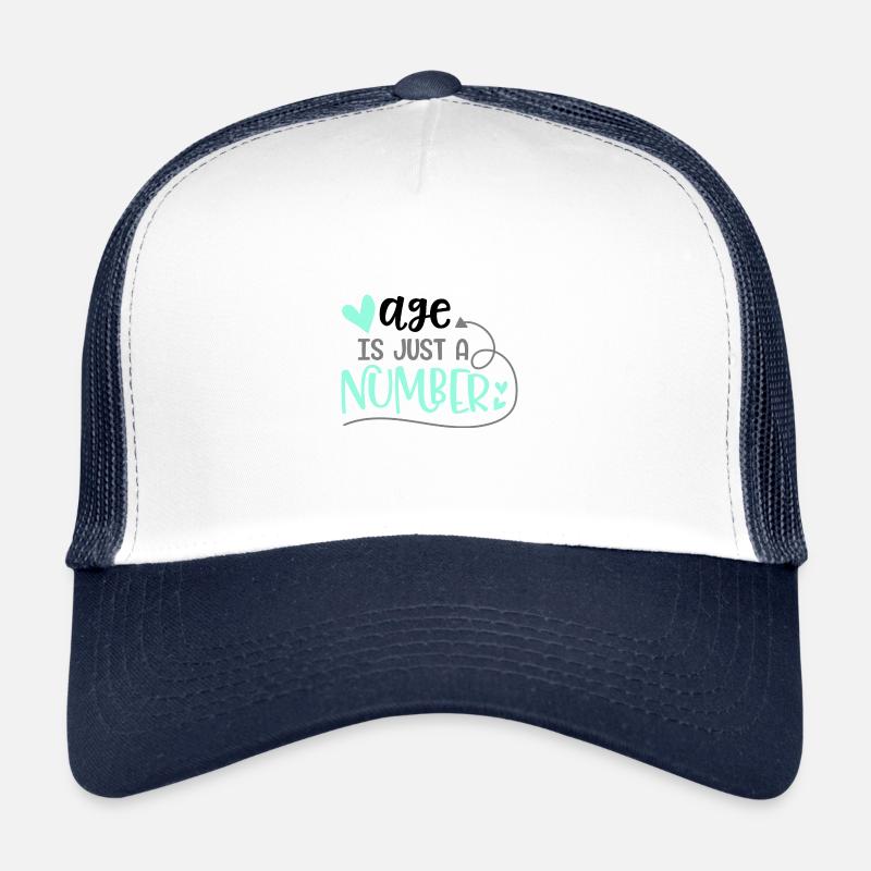 Age Just Number Gift Anniversaire Casquette trucker 