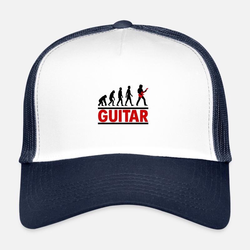 Guitare Évolution Rock Musique Casquette trucker 