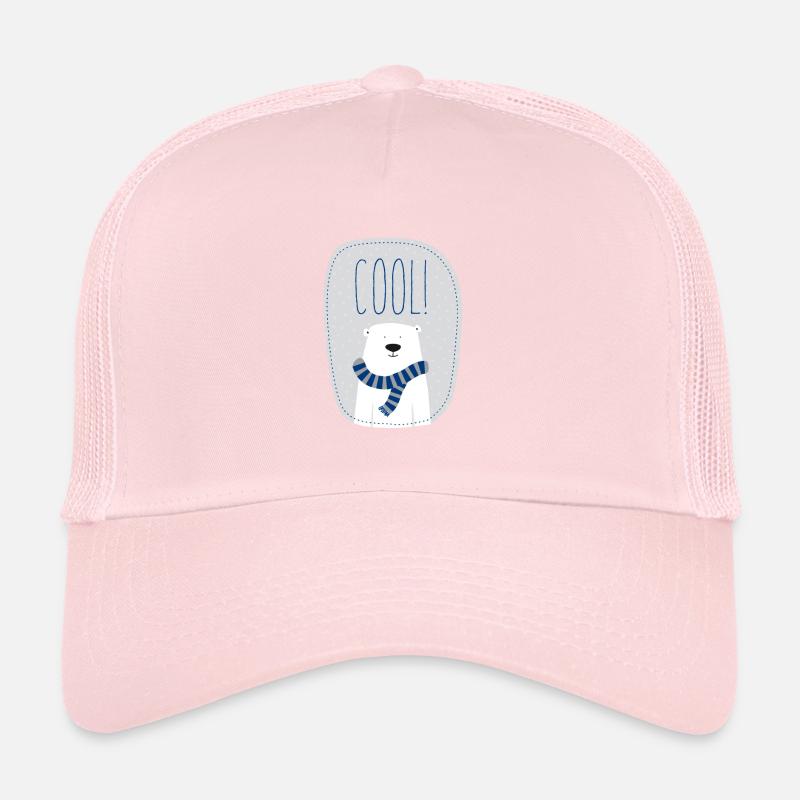 cool polar bear Trucker Cap