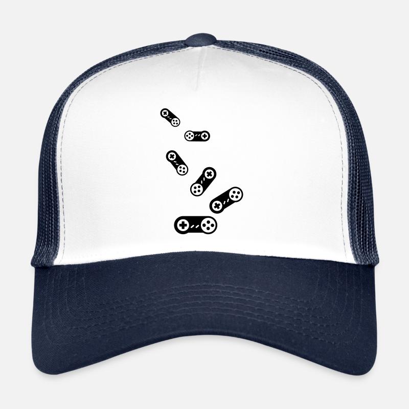 Gamepad Symbol Gamer Trucker Cap