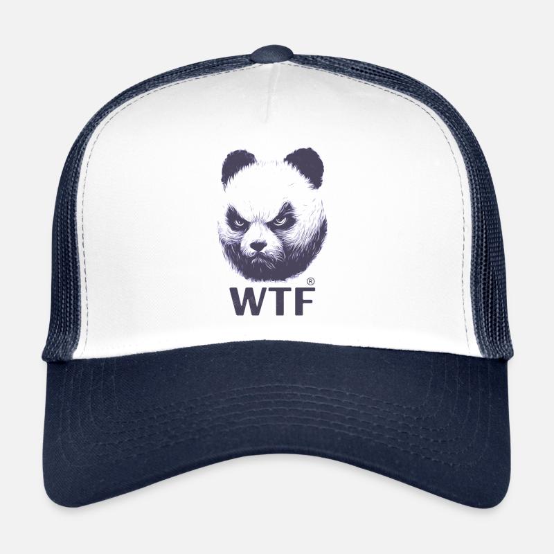 Panda en colère WTF Casquette trucker 