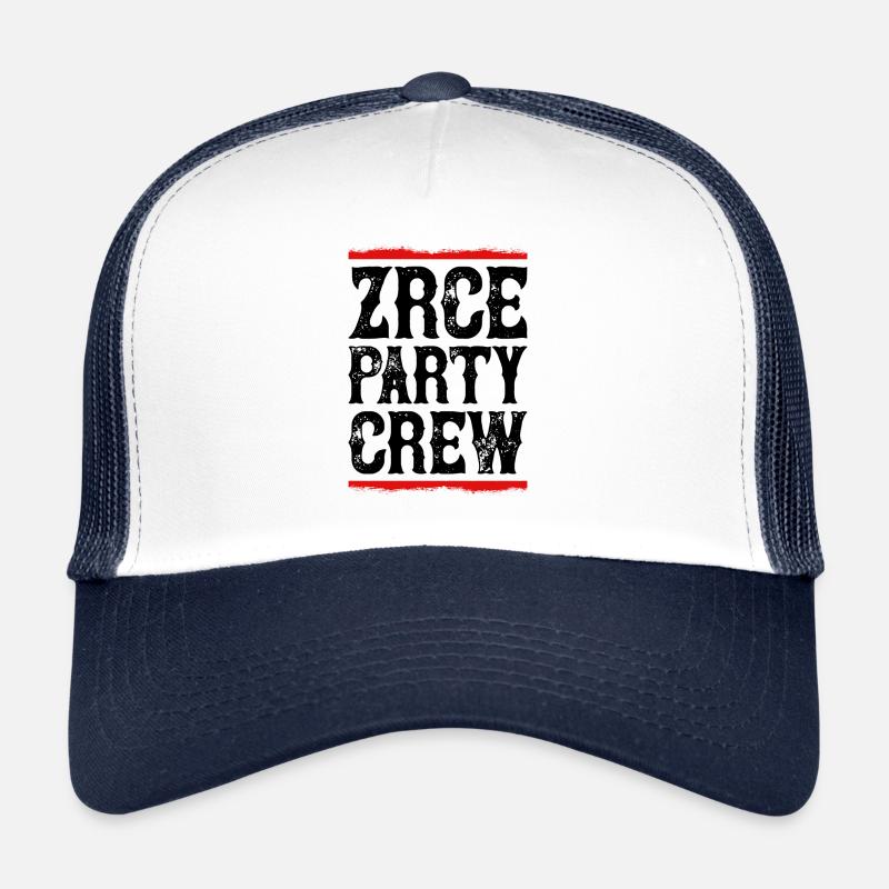 Zrce Party Crew - Trucker Cap - Weiß/Navy