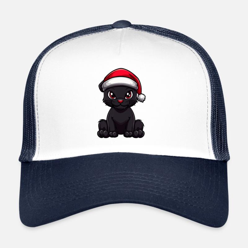 Panthère Noël mignon Casquette trucker 
