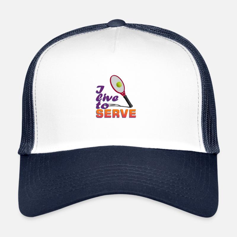 LIVES SERVE SLAVERY Trucker Cap