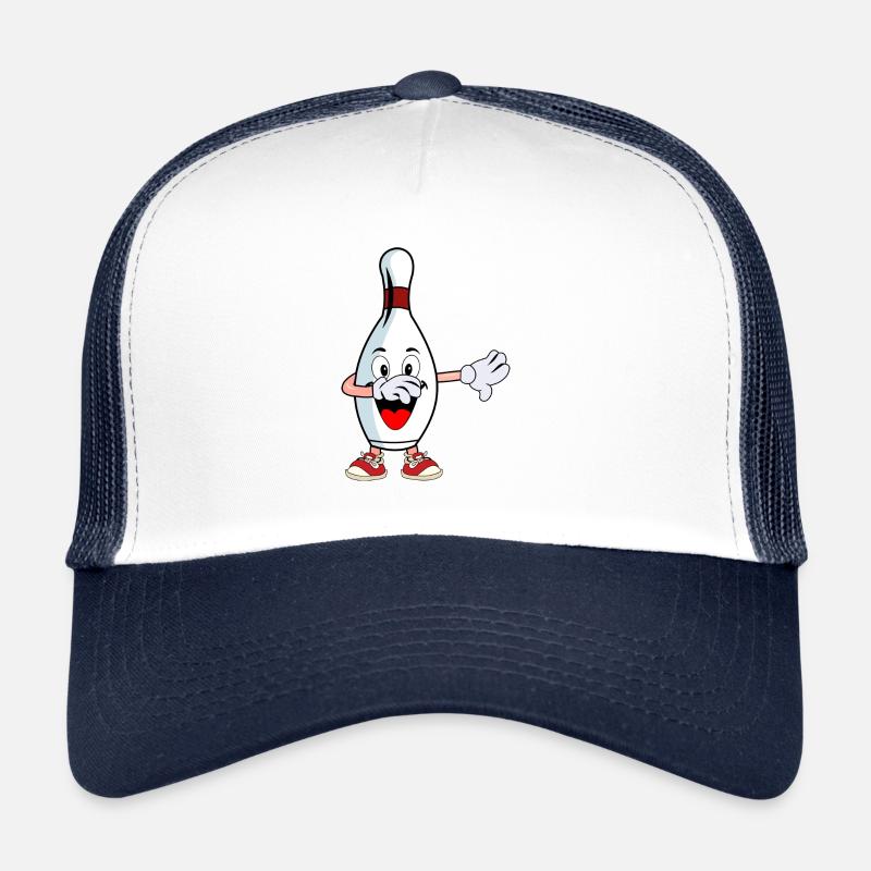 Cadeau de danse de cône de bowling Casquette trucker 