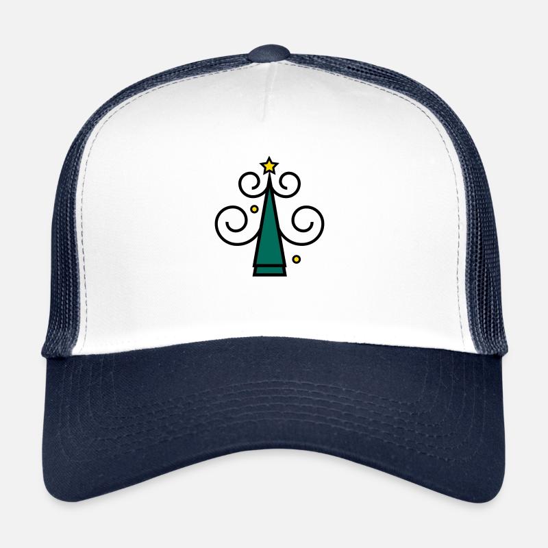 Icône de sapin de Noël z1 Casquette trucker 