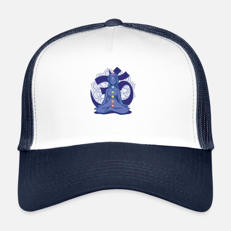 Yoga meditation chakra healing. Trucker Cap
