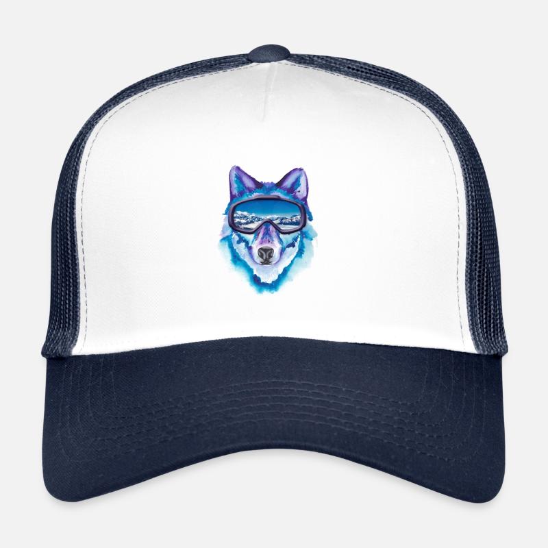 Ski Husky - Trucker Cap - white/navy