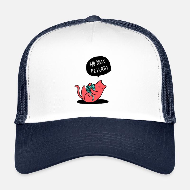 Pas de nouveaux amis - Pas de nouveaux amis - chat Casquette trucker 