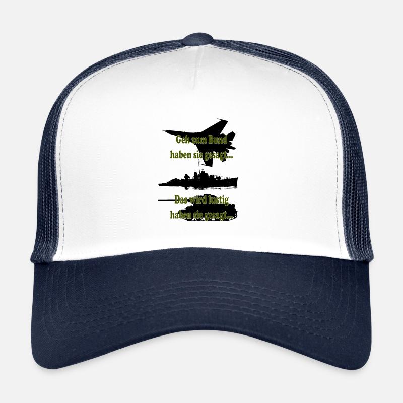 Bund - Trucker Cap - Weiß/Navy