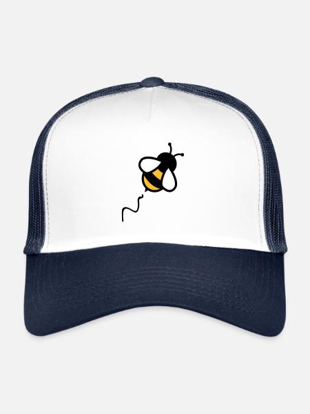 Biene - Trucker Cap - white/navy