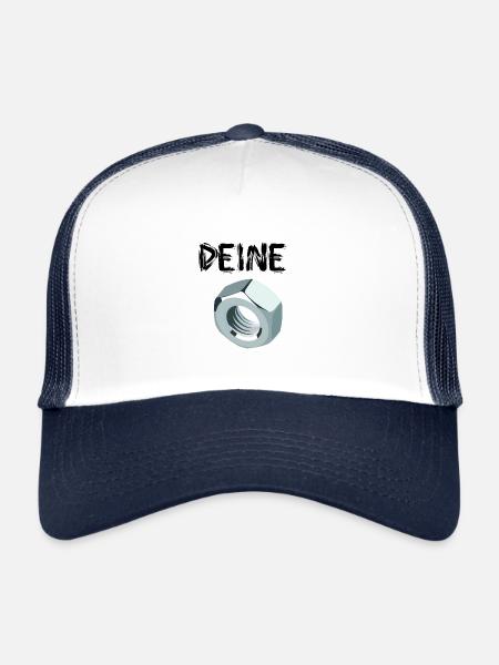 Deine Mutter - Trucker Cap - Weiß/Navy