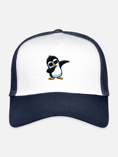 Pinguin - Trucker Cap - Weiß/Navy