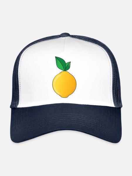 Lemon Summer Lemonade - Trucker Cap - white/navy - Front