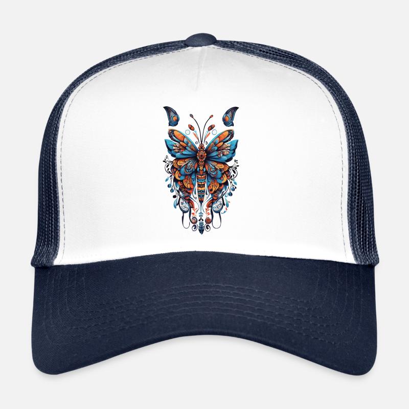 Mandala Butterfly Boho Style & Magic Spirit Trucker Cap