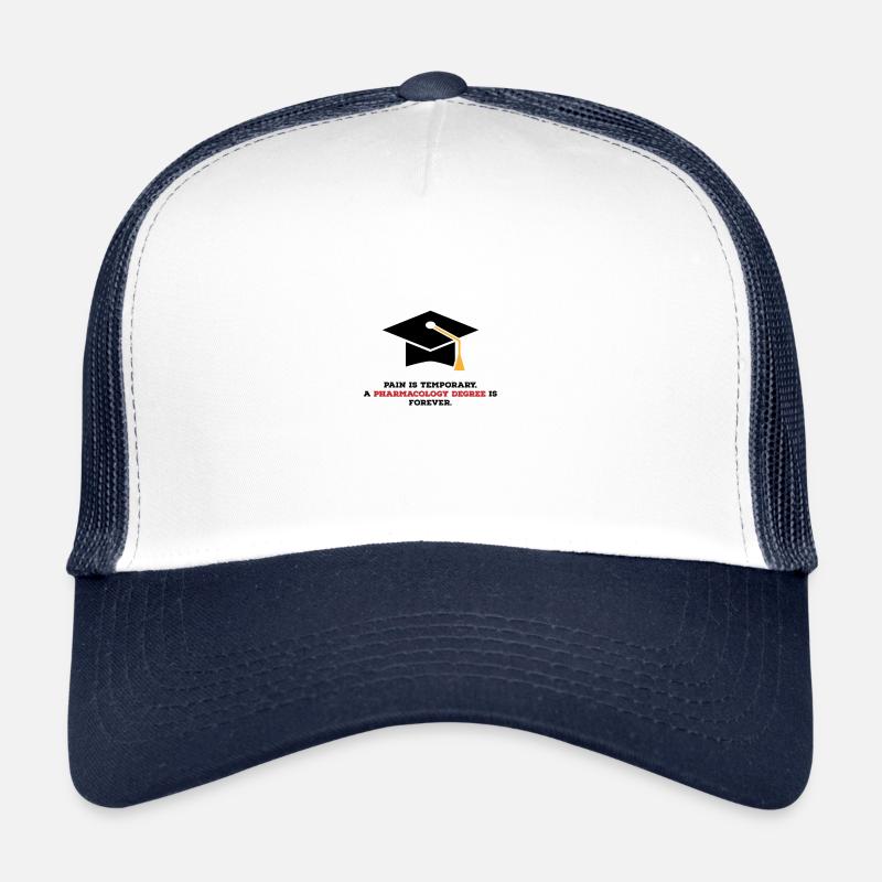 Pharmdegree - Trucker Cap - white/navy
