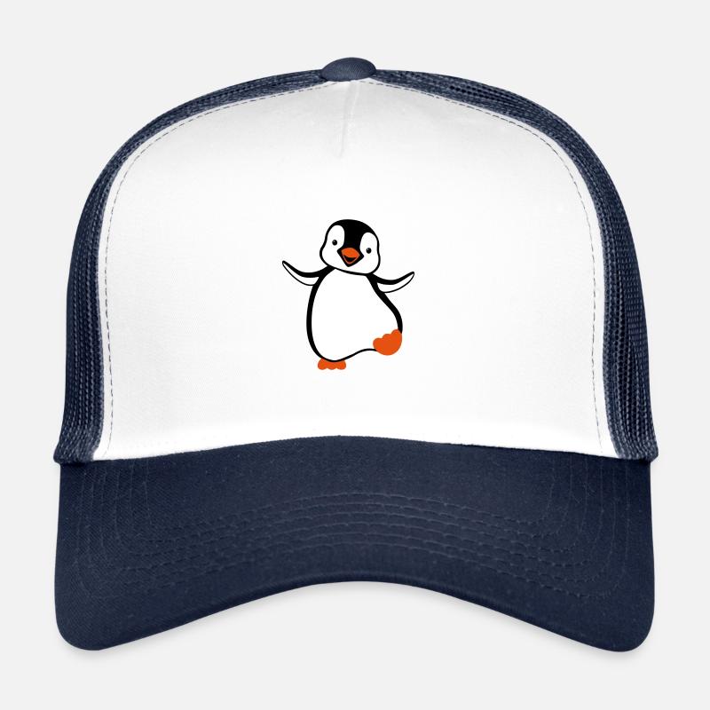 manchot Casquette trucker 