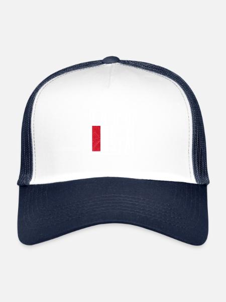 Indonesia - Trucker Cap - white/navy - Front