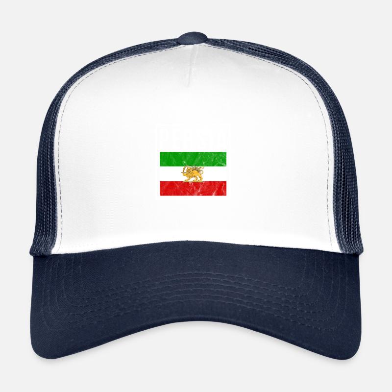 Persien - Trucker Cap - Weiß/Navy