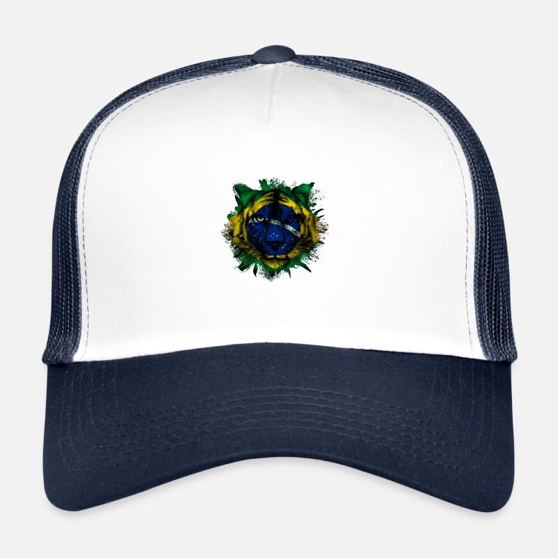 Brazil - Trucker Cap - white/navy