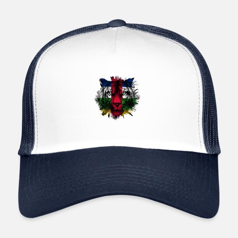République centrafricaine - Casquette trucker - blanc/marine