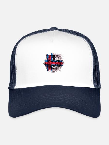 Faroe Islands - Trucker Cap - white/navy - Front