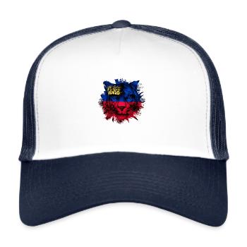 Liechtenstein - Trucker Cap - Weiß/Navy - Vorne