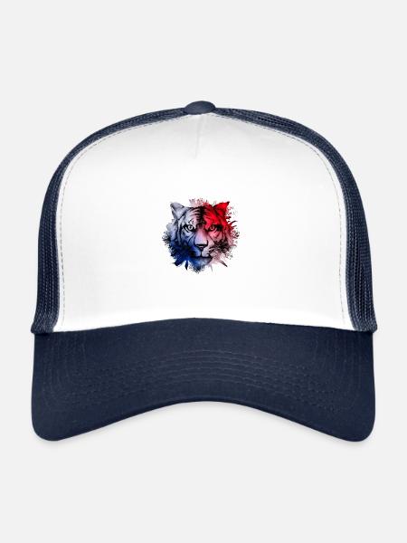 Panama - Trucker Cap - white/navy - Front